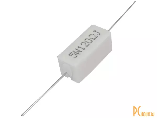 RX27-1 120 Ом 5W 5% / SQP5 Резистор постоянный проволочный в керамо-цементном корпусе